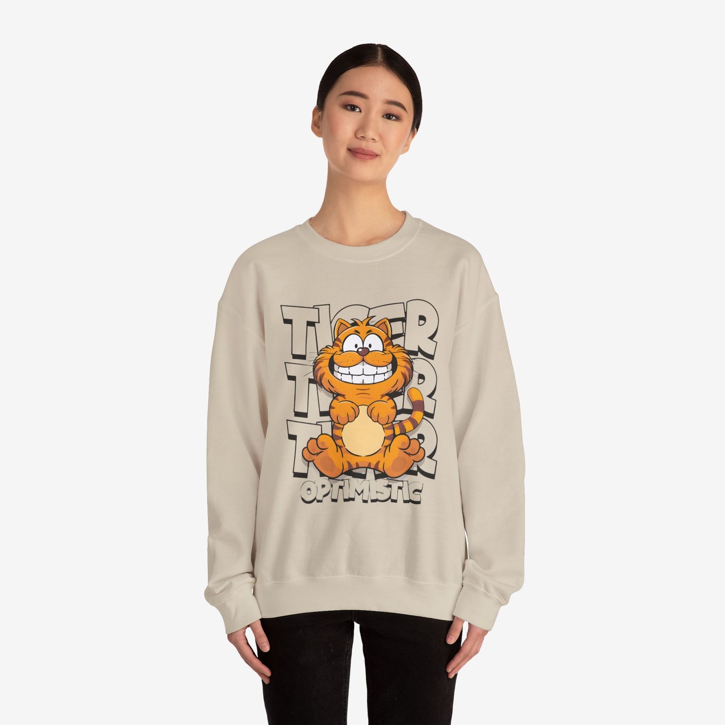 Tiger Cartoon Sweatshirt