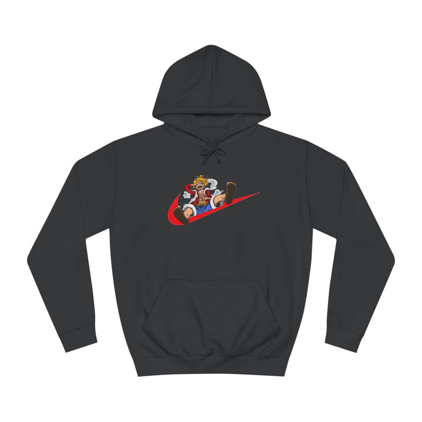 Custom Hoodie luffy nike edition - BENJAMINS Jet Black / XS