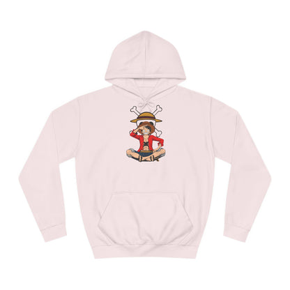 Luffy Custom Hoodie - BENJAMINS Baby Pink / XS