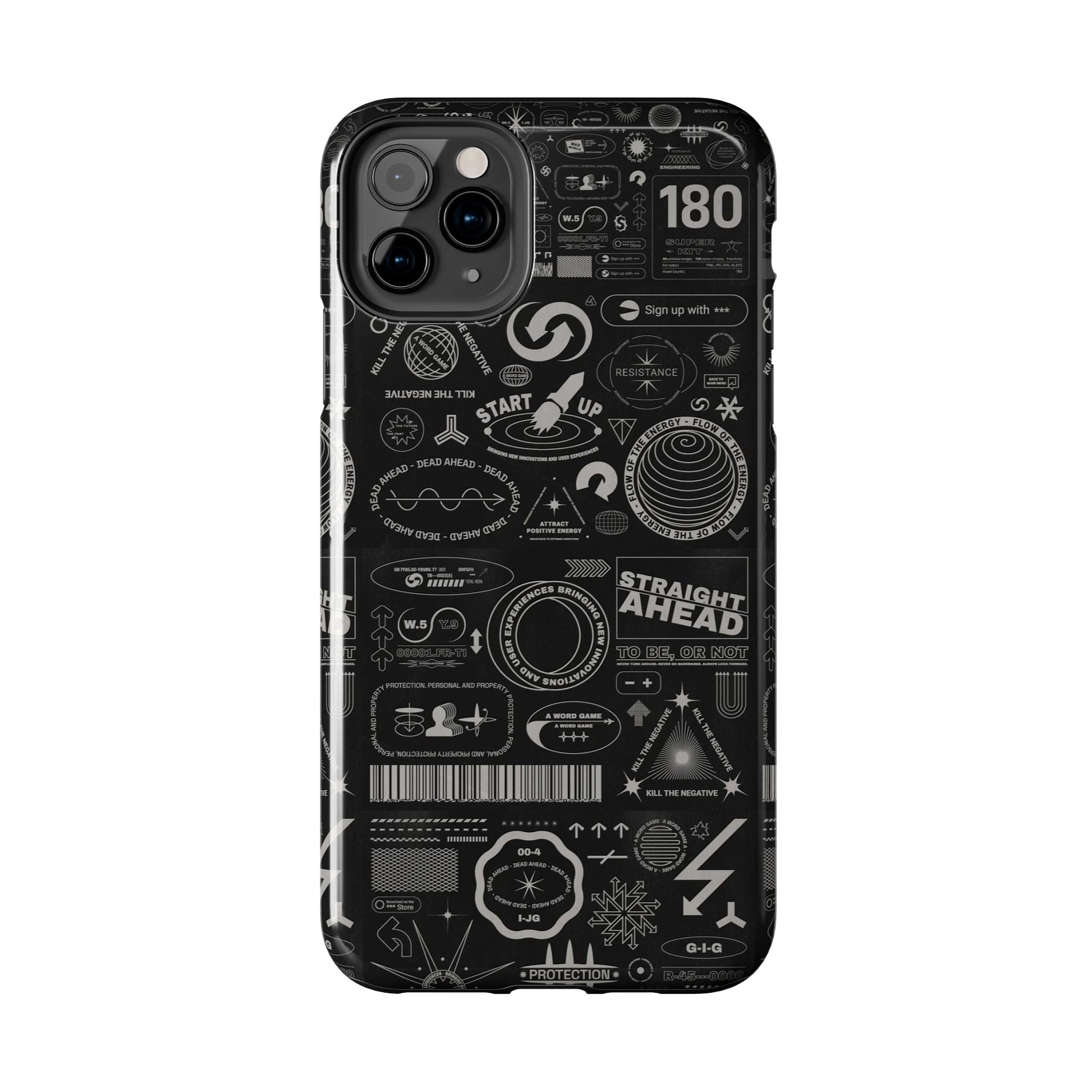 Graphics Text Phone case - BENJAMINS