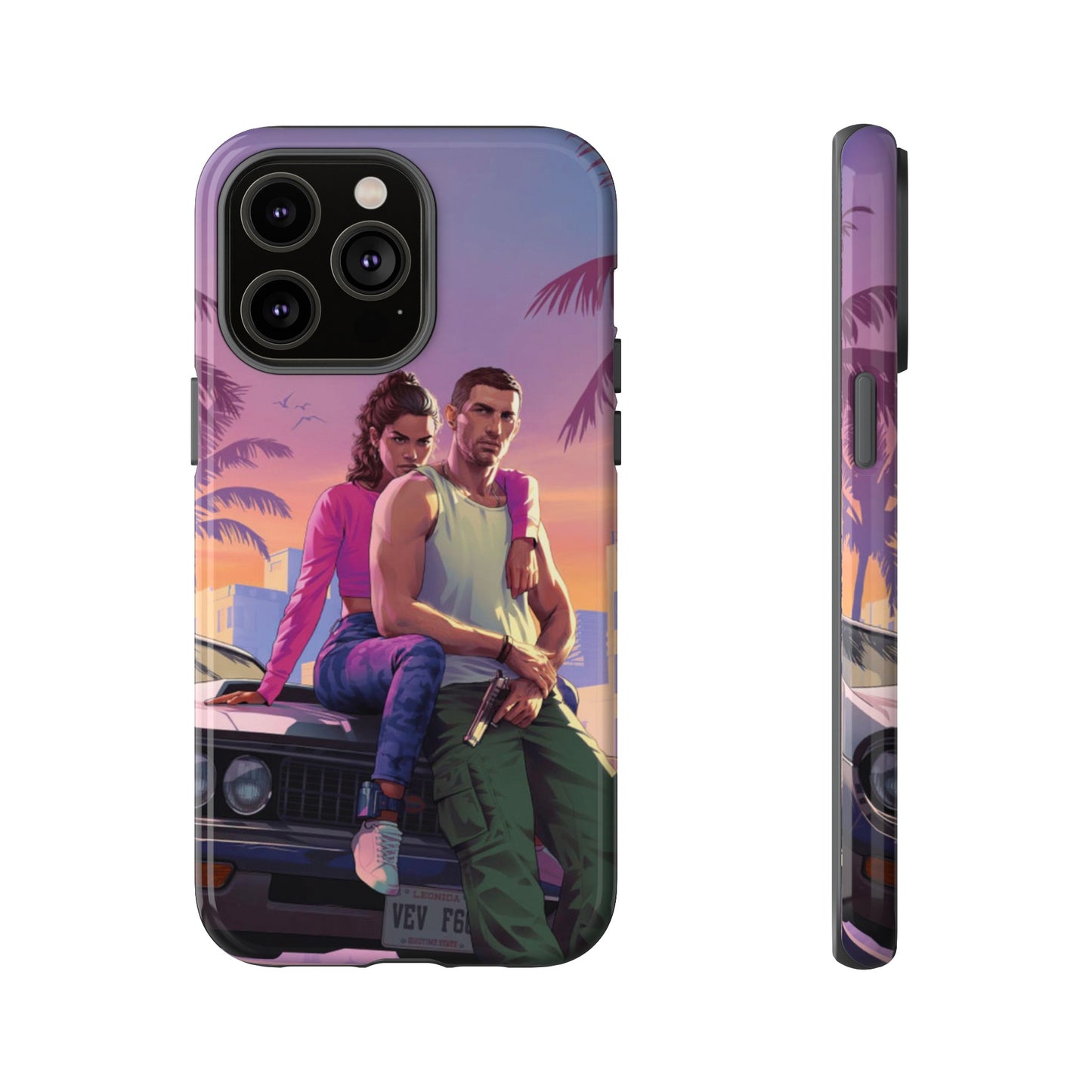 GTA 6 Phone Cover - BENJAMINS iPhone 14 Pro Max / Glossy