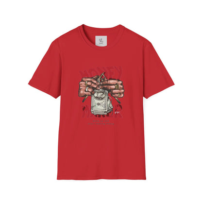 Money Custom T-Shirt - BENJAMINS Red / S