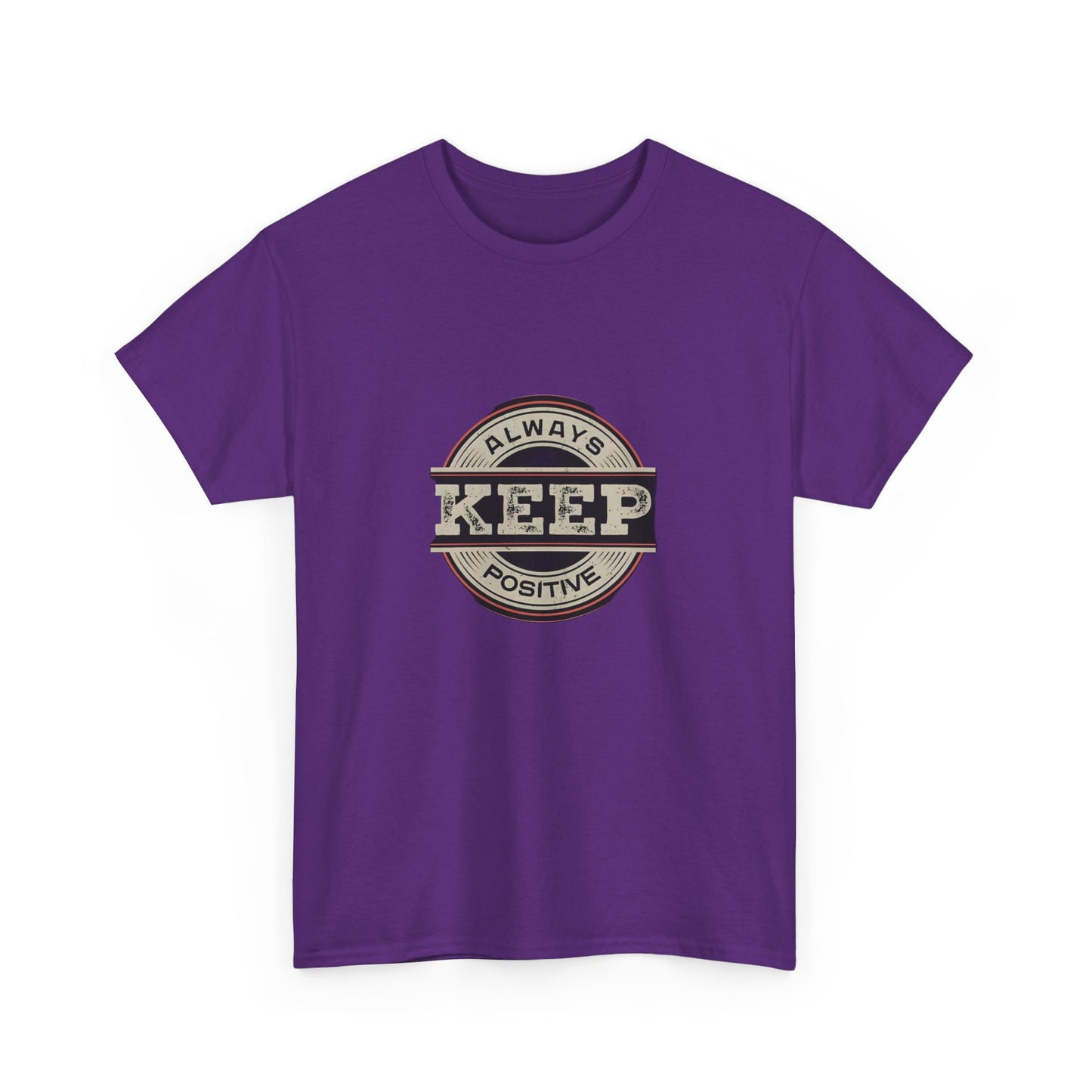 Be Positive Custom Tshirt - BENJAMINS Purple / S