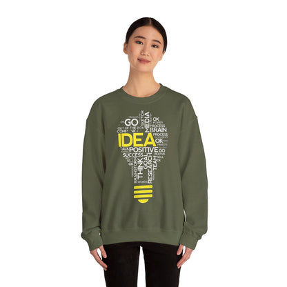 IDEA WORDART Crewneck Sweatshirt - BENJAMINS