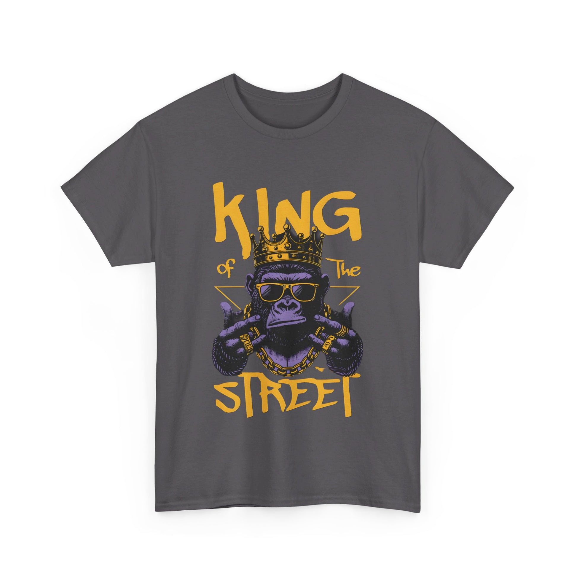 KING STREET Cotton Custom T-shirt - BENJAMINS Charcoal / S