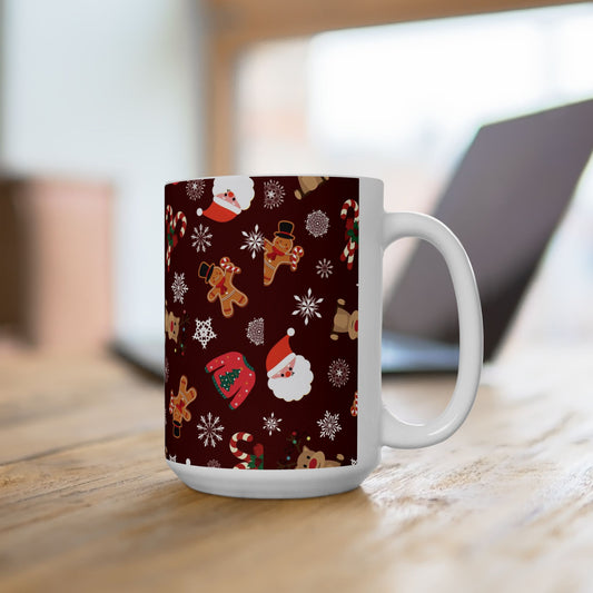 Christmas Pattern Ceramic Mug