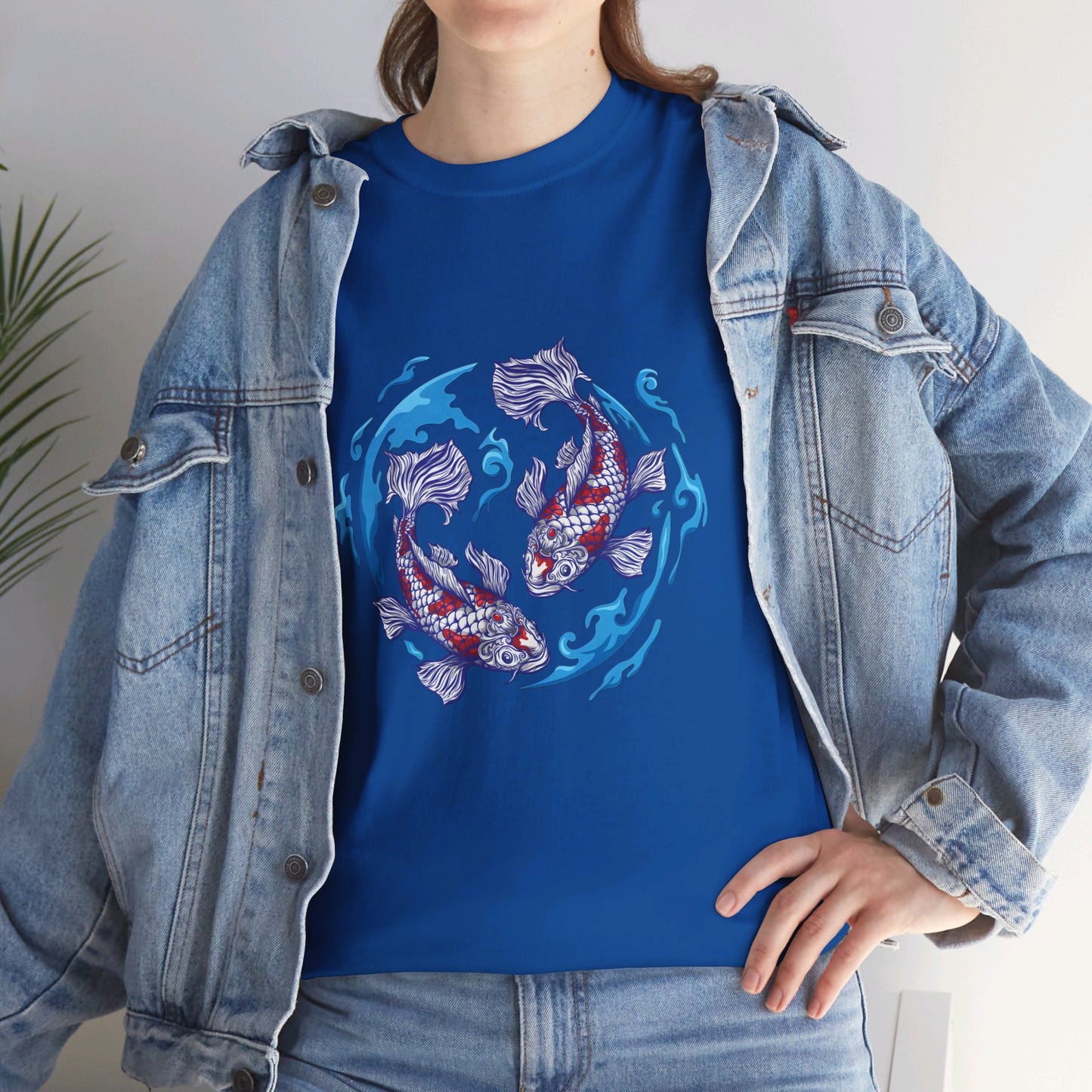 Earth fish Cotton Tee Shirt - BENJAMINS