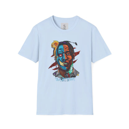 Custom Graphic Tshirt - BENJAMINS Light Blue / S