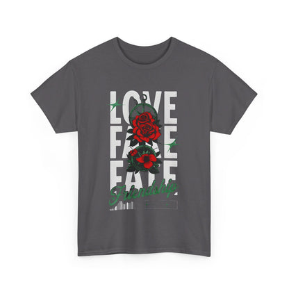 LOVE Cotton Custom T-Shirt - BENJAMINS Charcoal / S