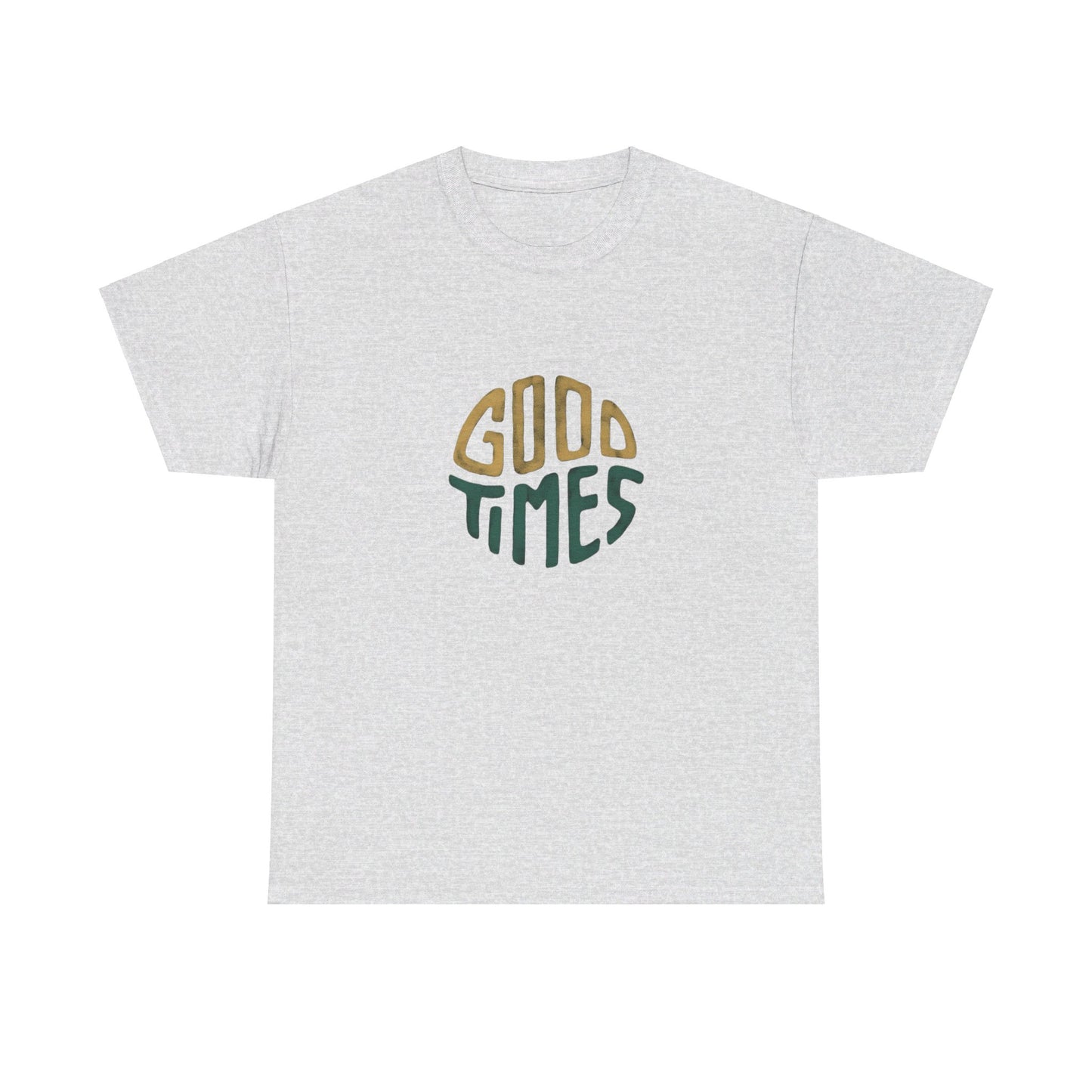 Good times Cotton Tee Shirt - BENJAMINS Ash / S