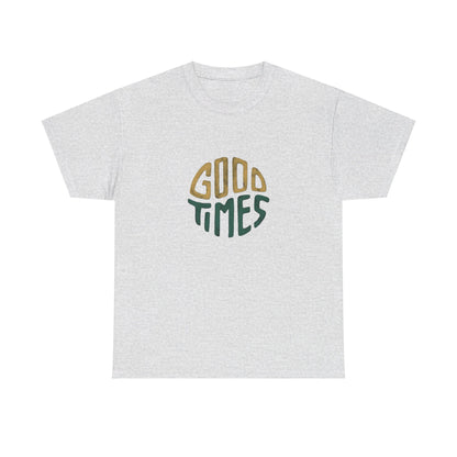 Good times Cotton Tee Shirt - BENJAMINS Ash / S