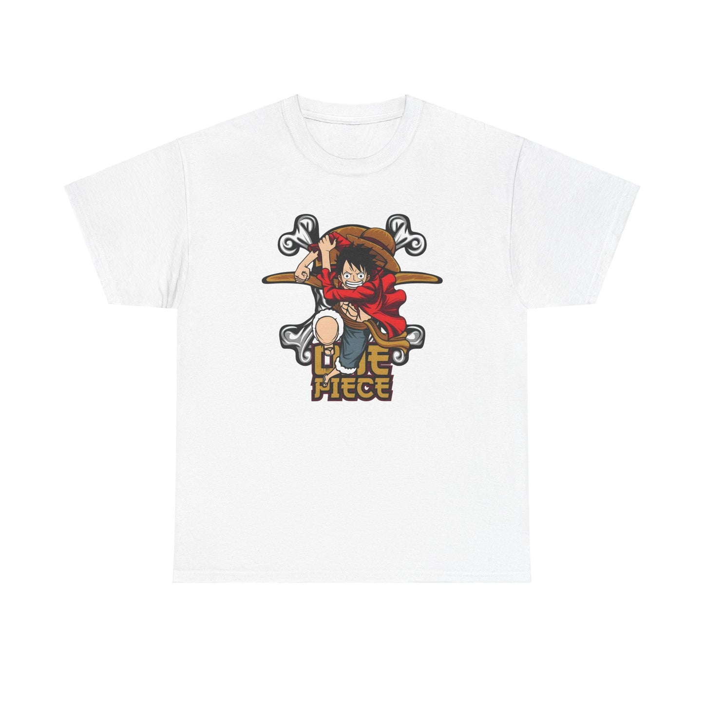 Monkey D Luffy Custom T-shirt - BENJAMINS White / S