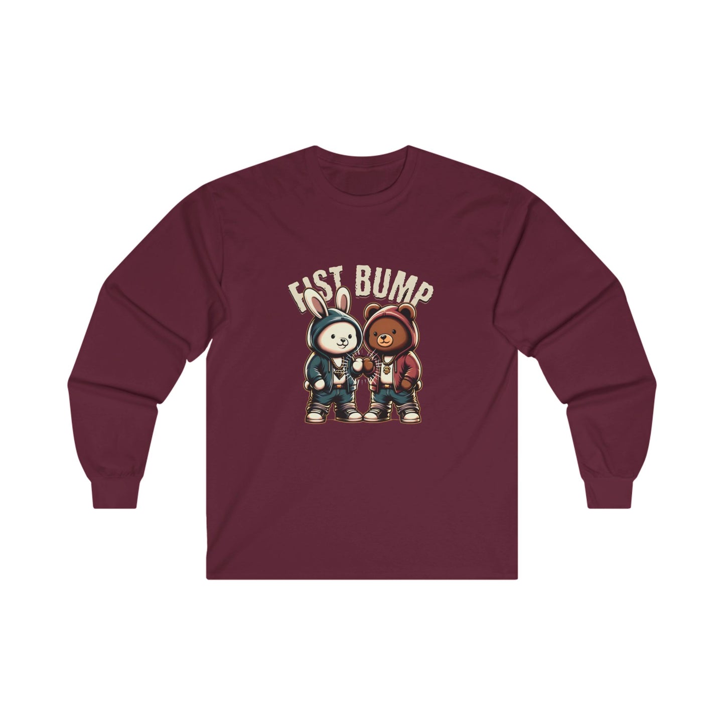 Long Sleeve T Shirt - BENJAMINS S / Maroon