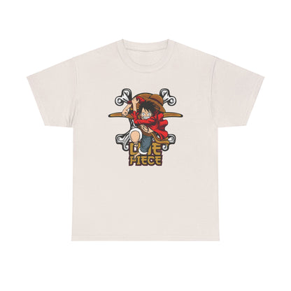 Monkey D Luffy Custom T-shirt - BENJAMINS Ice Grey / S