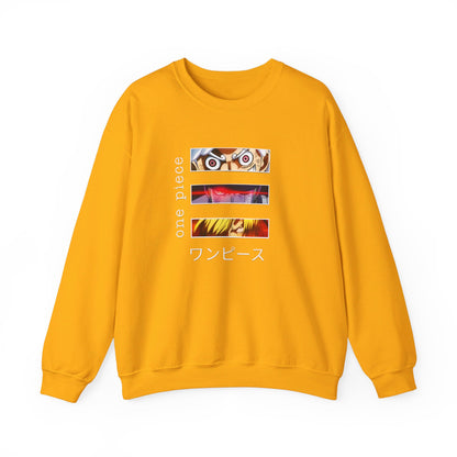 Unisex Anime Sweatshirt - BENJAMINS S / Gold