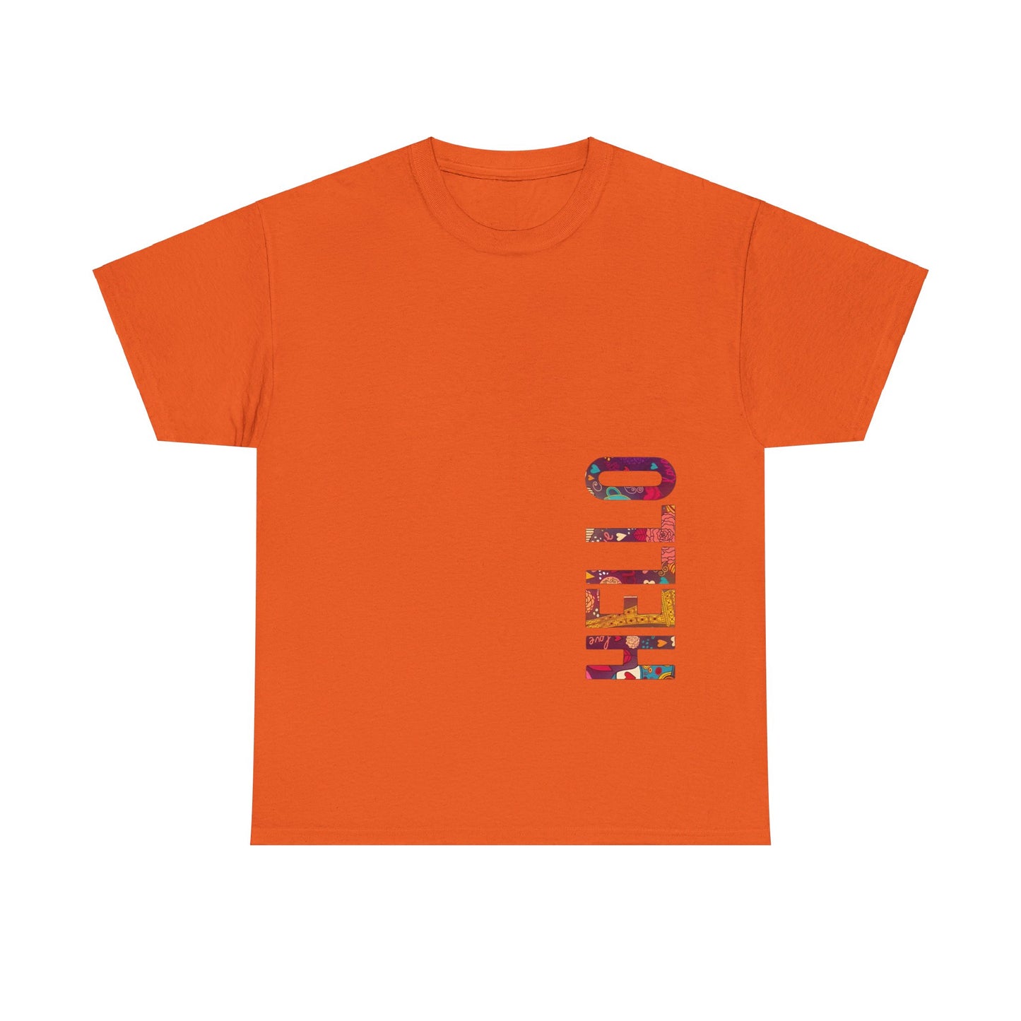 Hello Cotton Custom Tshirt - BENJAMINS Orange / S