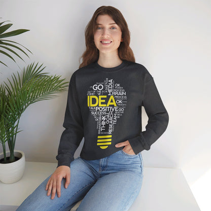 IDEA WORDART Crewneck Sweatshirt - BENJAMINS