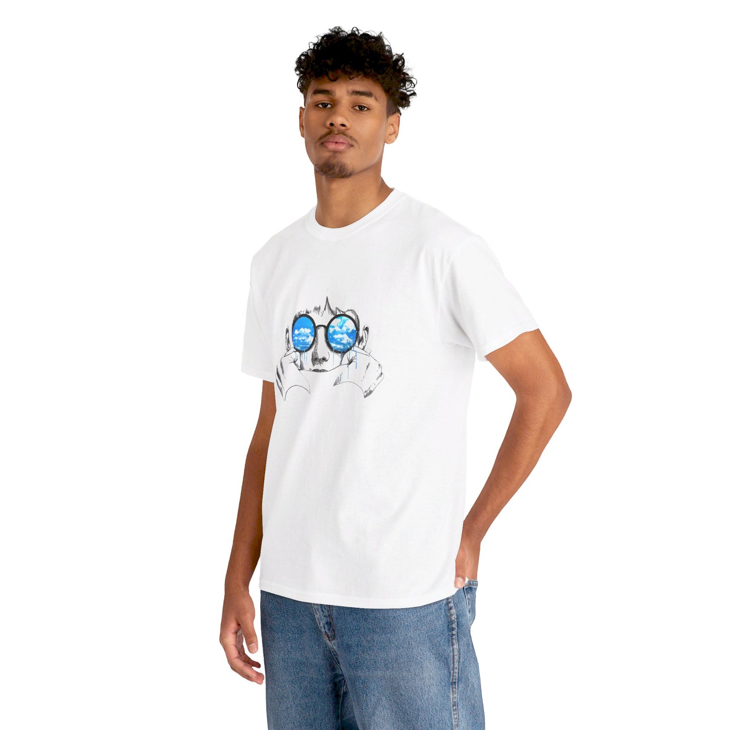 Beyond the eyes Cotton Tee Shirt - BENJAMINS