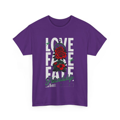 LOVE Cotton Custom T-Shirt - BENJAMINS Purple / S