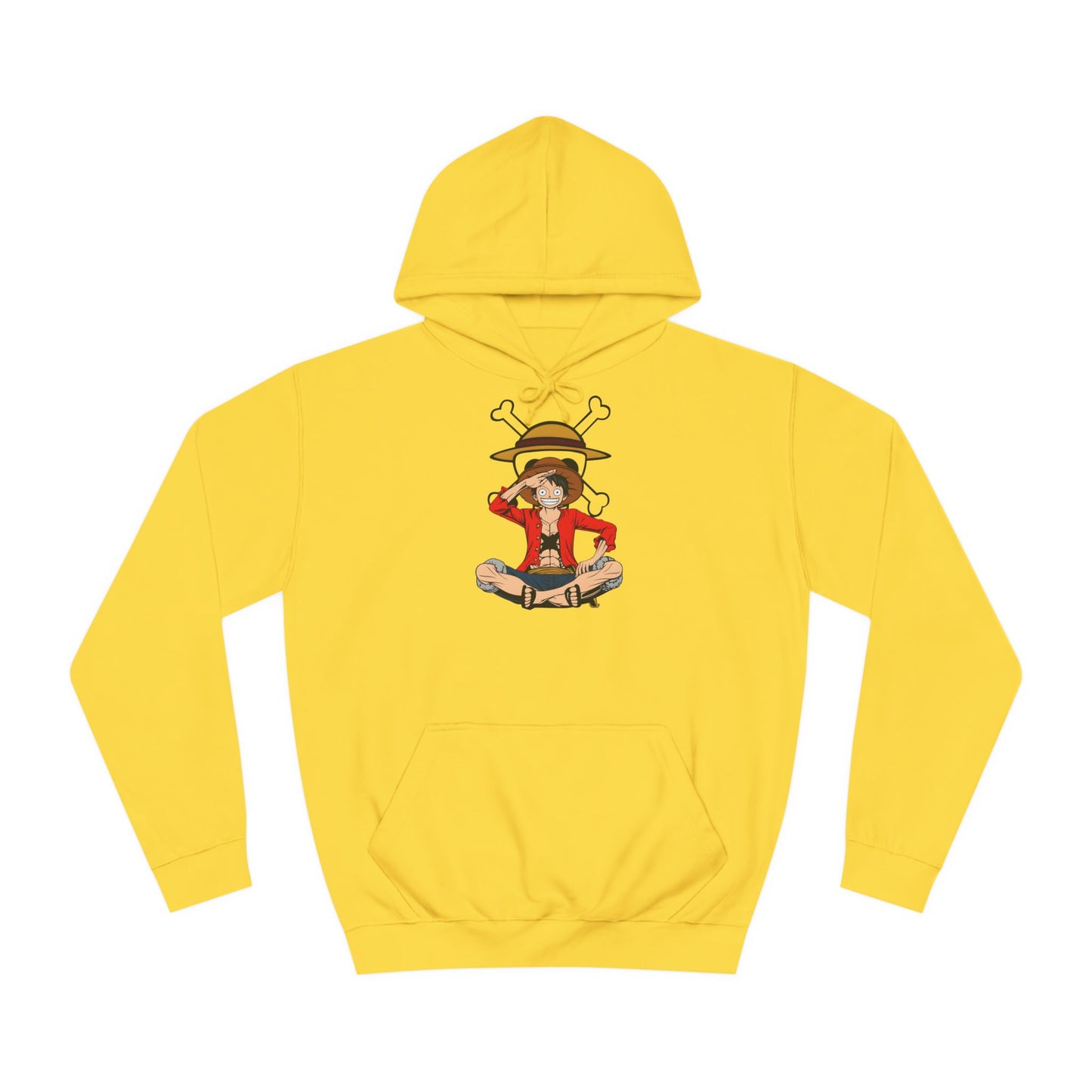 Luffy Custom Hoodie - BENJAMINS Sun Yellow / XS