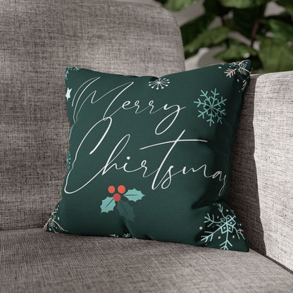 Merry Christmas Square Pillowcase