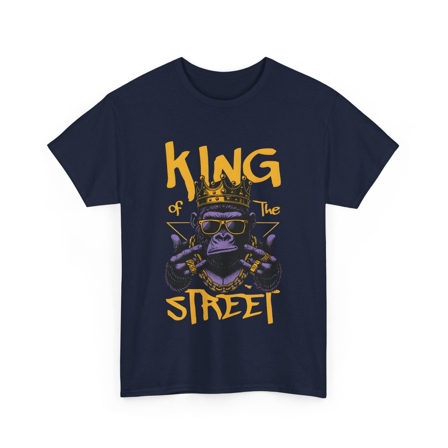 KING STREET Cotton Custom T-shirt - BENJAMINS Navy / S