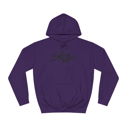 Smile Custom Hoodie - BENJAMINS Purple / XS