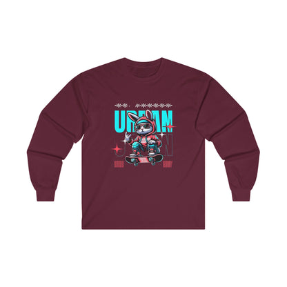 Long Sleeve T Shirt - BENJAMINS S / Maroon