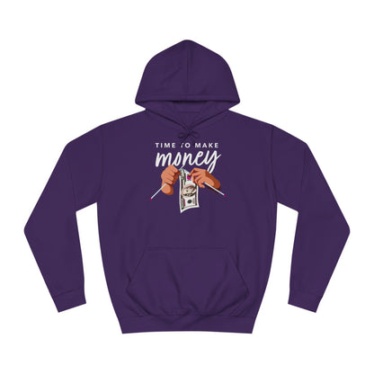 Custom Hoodie - BENJAMINS Purple / XS