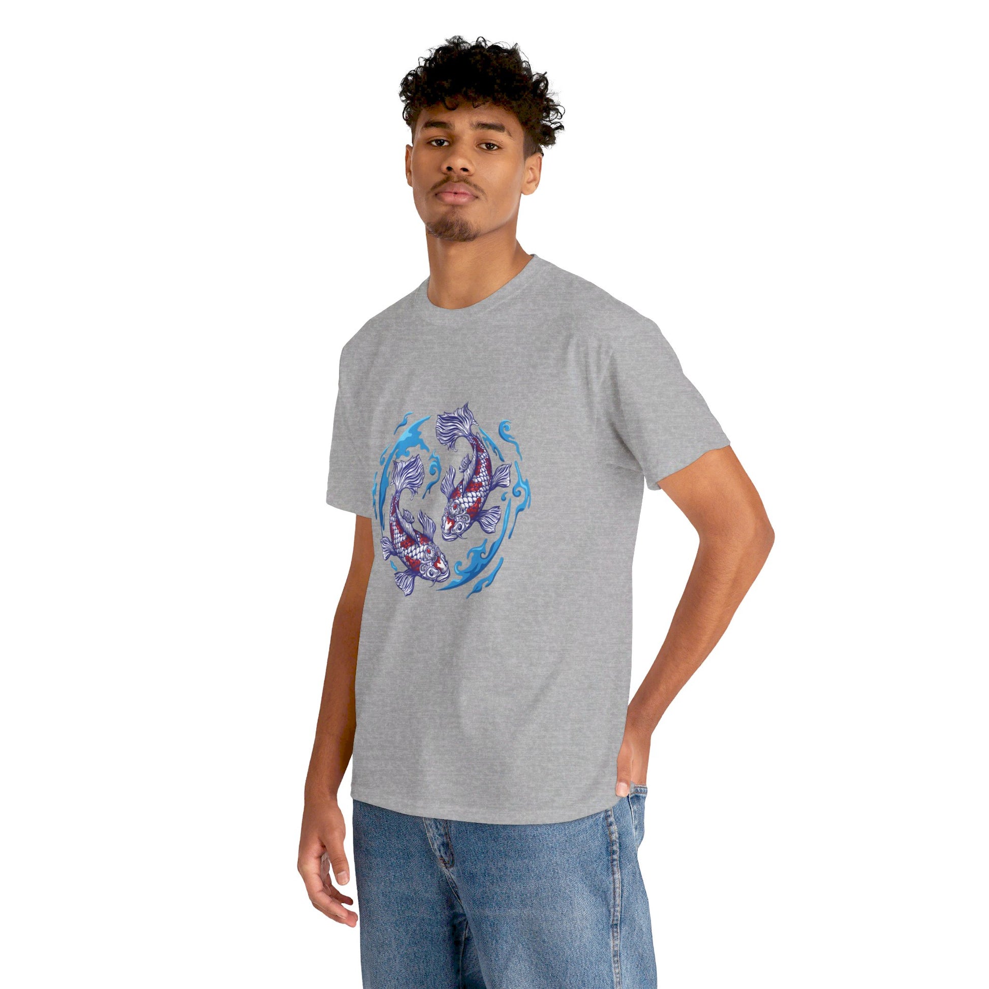 Earth fish Cotton Tee Shirt - BENJAMINS