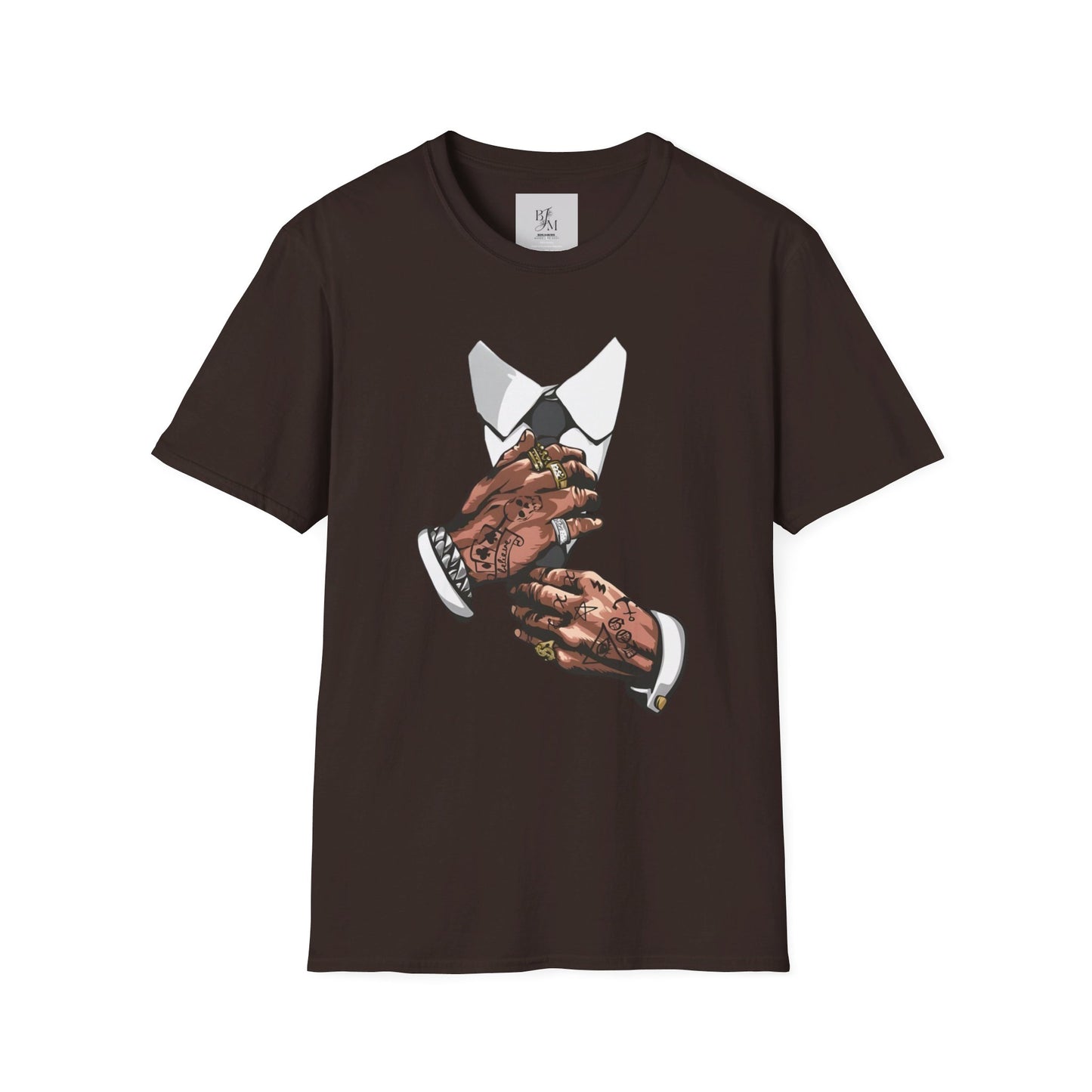 Custom Professional T-Shirt - BENJAMINS Dark Chocolate / S