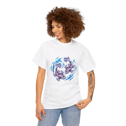 Earth fish Cotton Tee Shirt - BENJAMINS