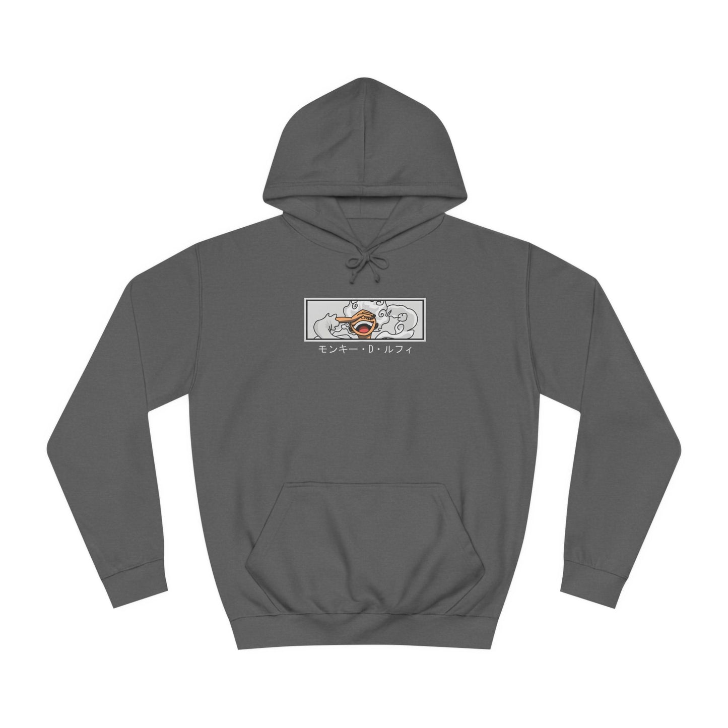 LUFFY Custom Hoodie - BENJAMINS Charcoal / XS