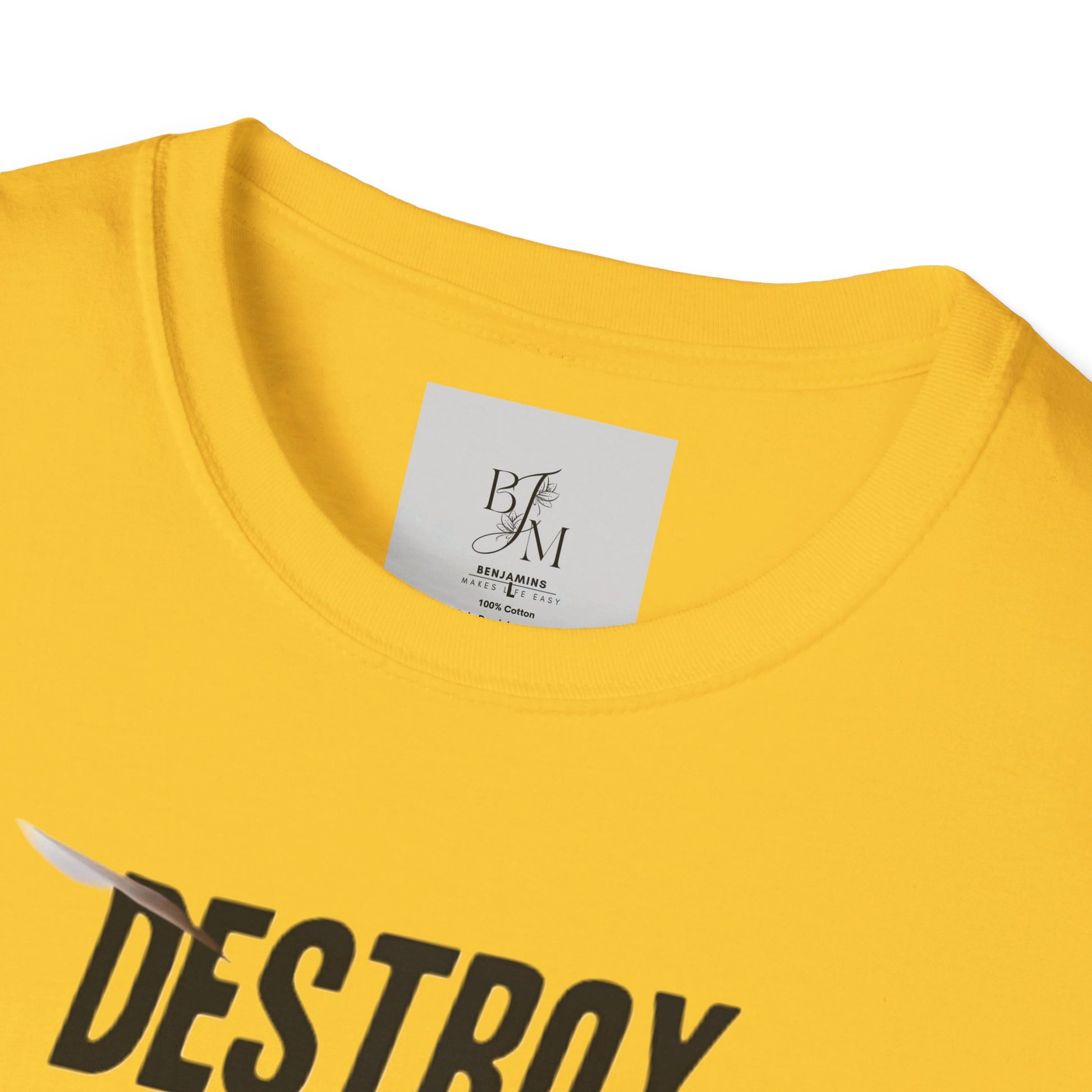 Destroy Everything That Destroy You Custom T-Shirt - BENJAMINS