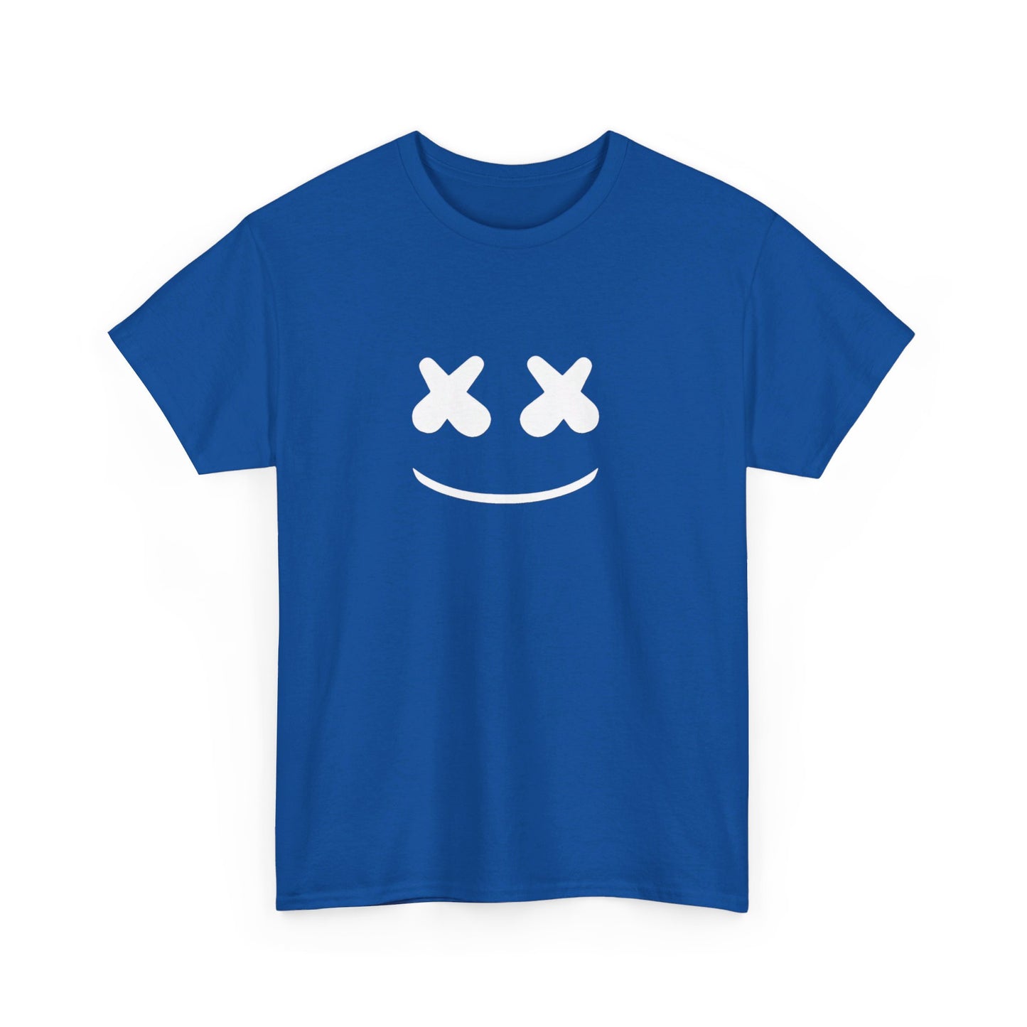 Smile Cotton Tee Shirt - BENJAMINS Royal / S