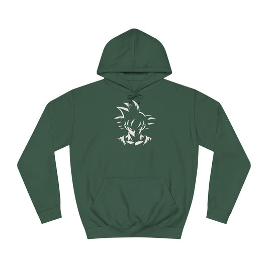 Goku graphic Custom Hoodie - BENJAMINS Bottle Green / XS