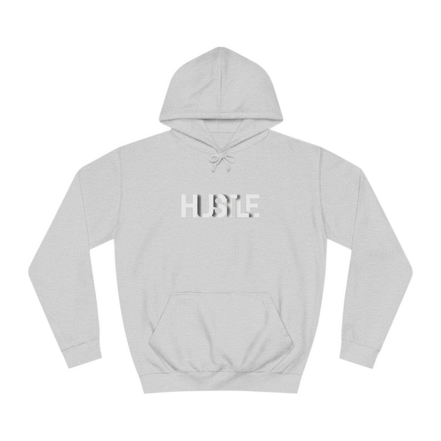 Hustle Custom Hoodie - BENJAMINS Heather Grey / XS