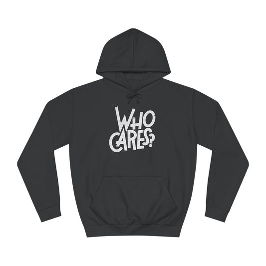 Who cares Custom Hoodie - BENJAMINS Jet Black / XS