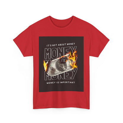 Money is important Custom Tshirt - BENJAMINS Red / S