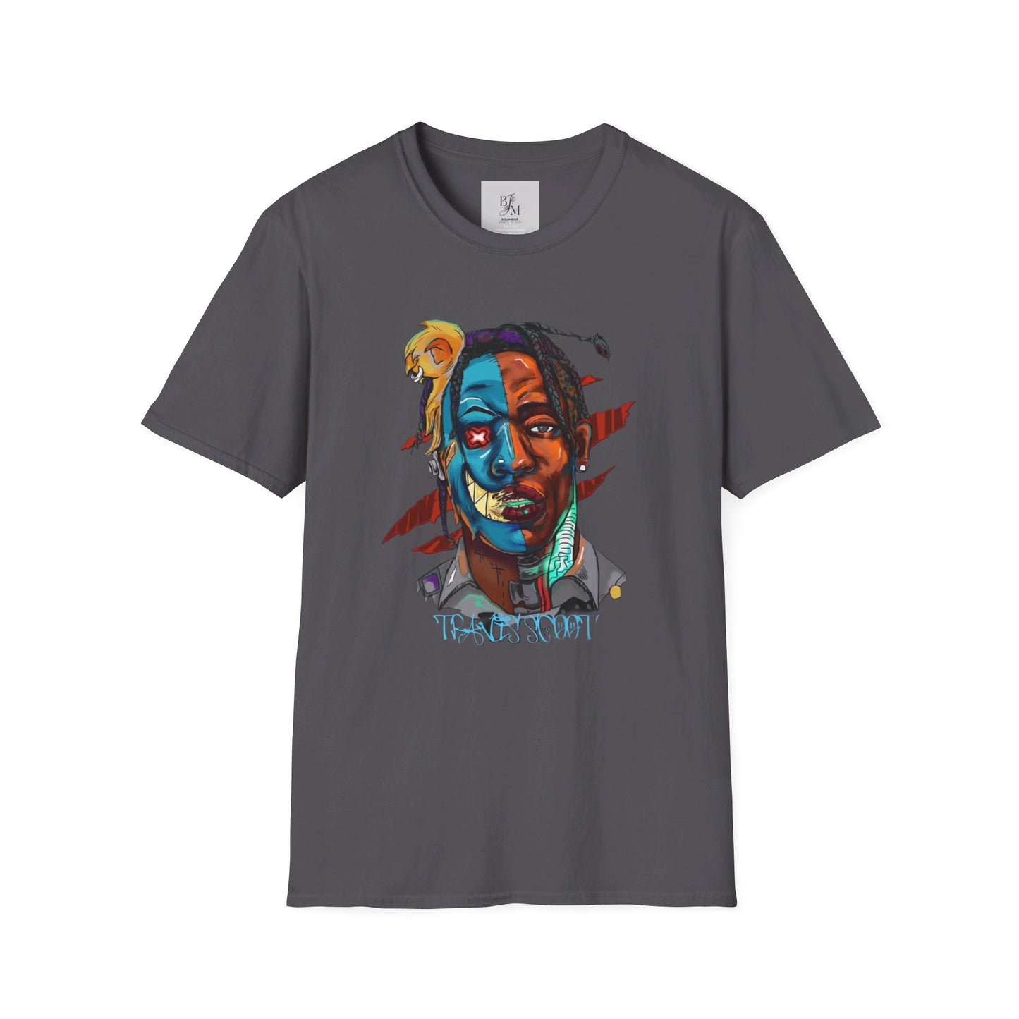 Custom Graphic Tshirt - BENJAMINS Charcoal / S