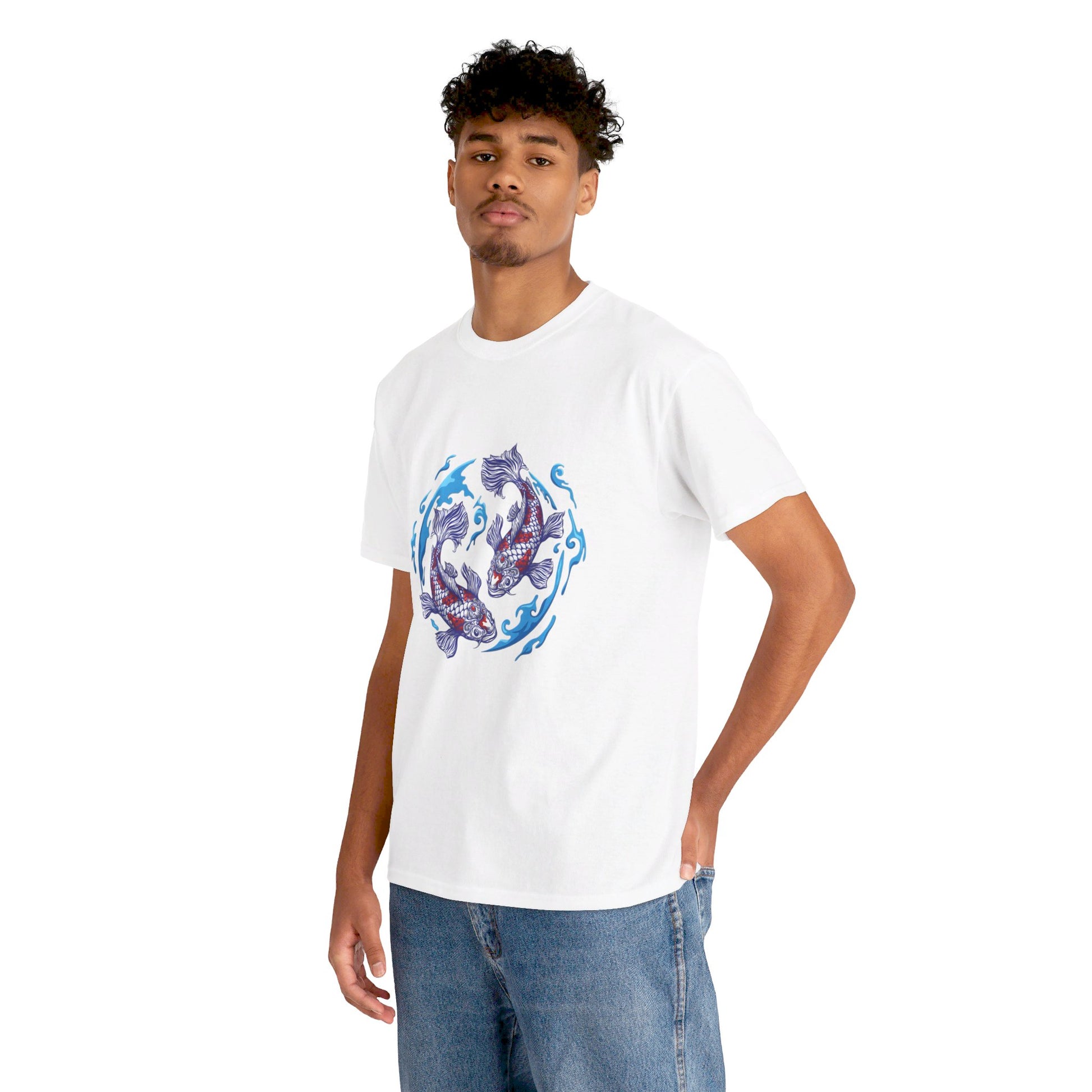 Earth fish Cotton Tee Shirt - BENJAMINS