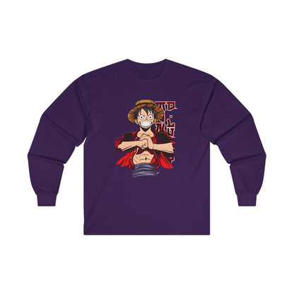 Monkey d luffy Long Sleeve T Shirt - BENJAMINS S / Purple