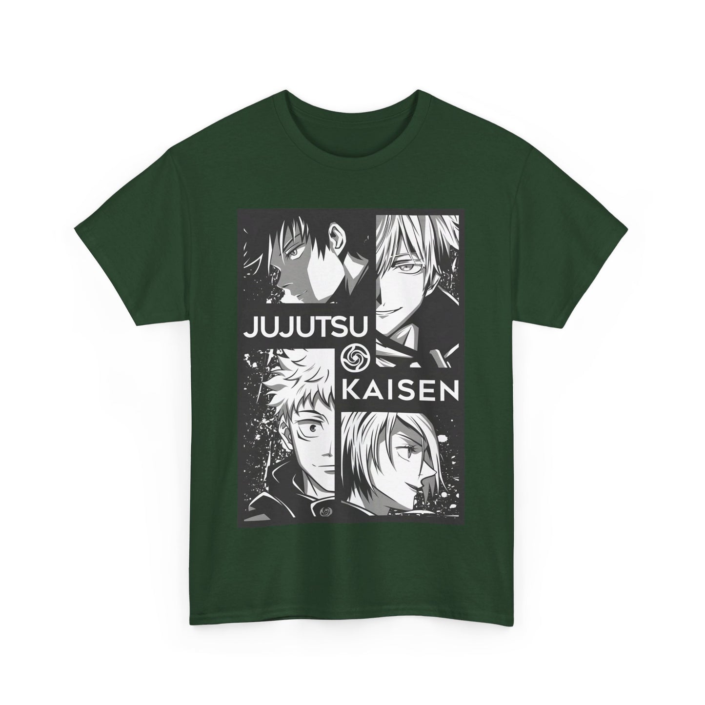 Custom T shirt Jujutsu Kaisen - BENJAMINS Forest Green / S