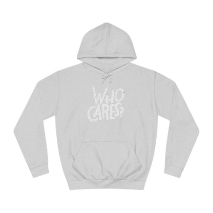 Who cares Custom Hoodie - BENJAMINS Heather Grey / XS