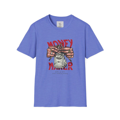 Money Custom T-Shirt - BENJAMINS Heather Royal / S