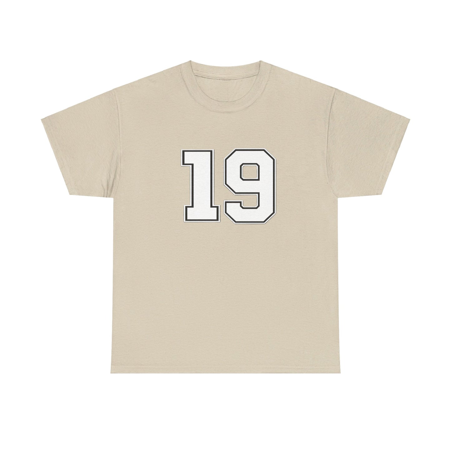 No. 19 Custom Tee Shirt - BENJAMINS Sand / S