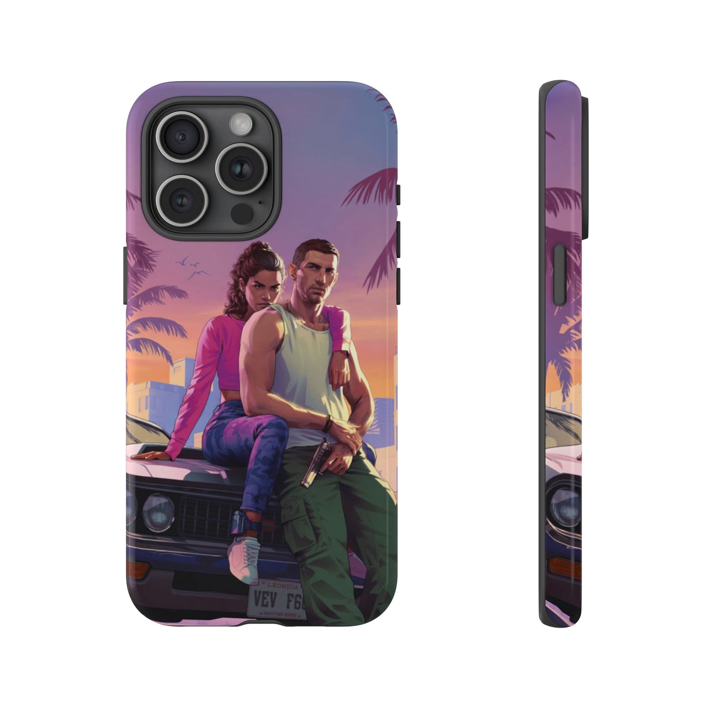 GTA 6 Phone Cover - BENJAMINS iPhone 15 Pro Max / Glossy