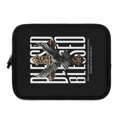 BLESSED Laptop Sleeve - BENJAMINS Black / 10"