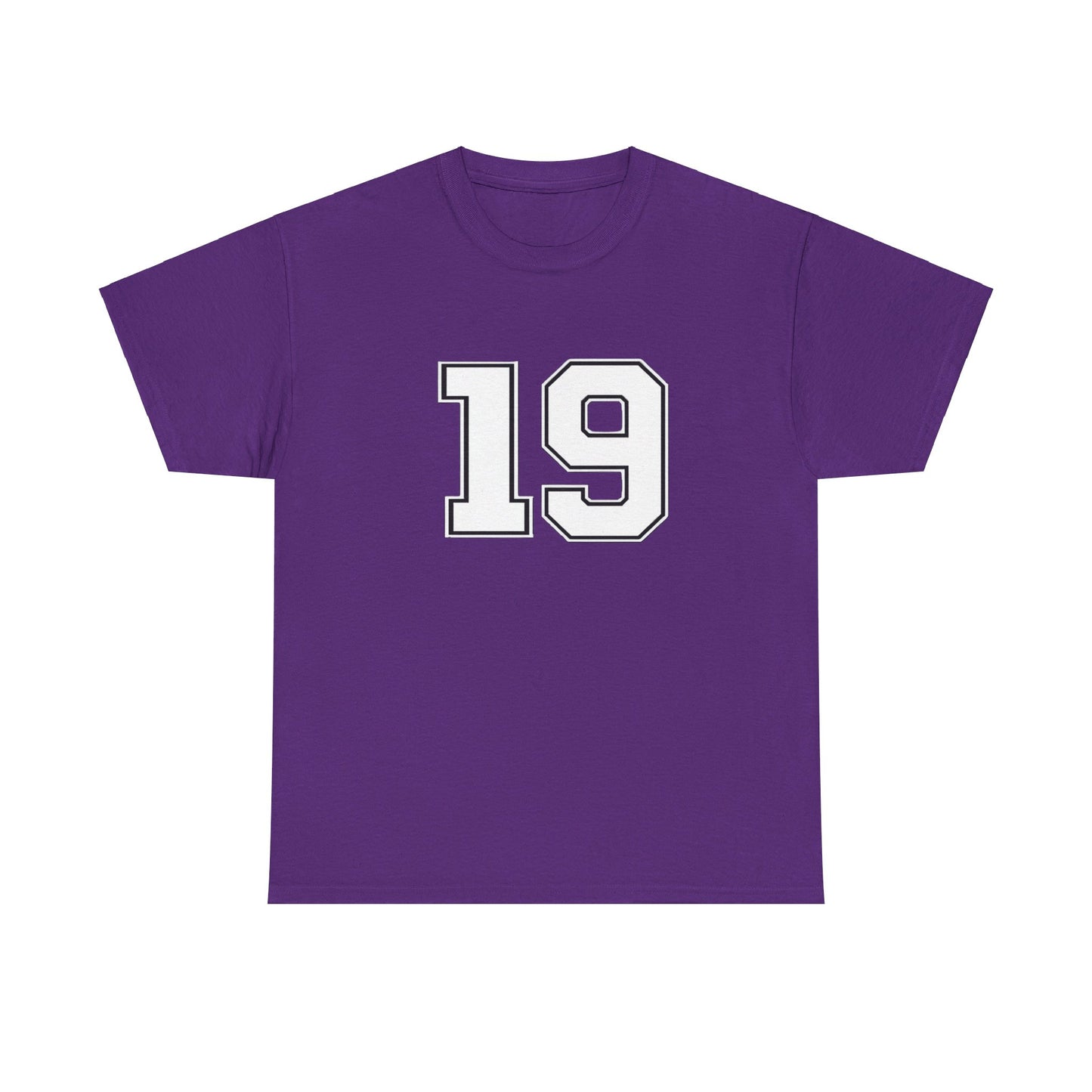 No. 19 Custom Tee Shirt - BENJAMINS Purple / S