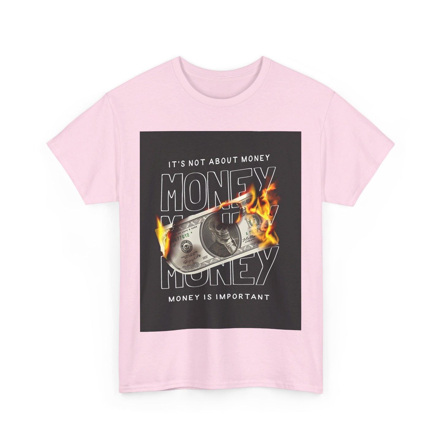 Money is important Custom Tshirt - BENJAMINS Light Pink / S